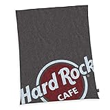 Herding HARD ROCK Flauschdecke, Original Hard Rock Café Lizenz, 150 x 200 cm, Microfaser, G