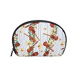 Coosun Kosmetiktasche für alte Ukulele, Musikinstrumente, Clutch, Make-up-Tasche, Reise-Organizer, Kulturbeutel für F