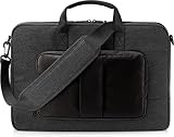 HP - PC Lightweight Tasche für Notebooks bis 15,6 Zoll (39,6 cm), Computer- oder Tablet-Fach, 3 Schnellzugriff und 8 versteckte Taschen, wasserdicht, Abnehmbarer Schultergurt, schw