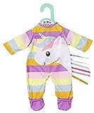 Zapf Creation 870570 Dolly Moda Einhorn Strampler Puppenkleidung 34-38