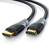 5m - Ultra HD 4k HDMI Kabel 2.0b 60Hz 18GBit s - High Speed with Ethernet - Kabel 3 Fach geschirmt inkl. Stecker- und Kontaktschirmung - 4K Ultra HD 2160p Full HD 1080p - 3D ARC CEC