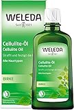WELEDA Bio Birken Cellulite-Öl 200ml - straffendes Naturkosmetik Körperöl für neue Spannkraft und glatte Haut. Wirkung dermatologisch bestätigt und mit angenehmem D
