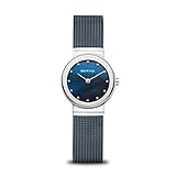 BERING Damen Analog Quarz Classic Collection Armbanduhr mit Edelstahl Armband und Saphirglas 10126-307