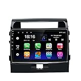 GABITECH Android 10.1 Autoradio für Toyota Land Cruiser 2007-2015| 10 Zoll Touchscreen AM FM Radio GPS Navigation WiFi Bluetooth USB Player EQ Einstellung Lenkradsteuerung Spiegel Link