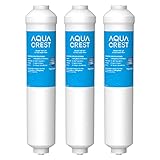 Aqua Crest Universal Externer Kühlschrank Wasserfilter, Passt für Samsung LG Daewooo Rangemaster Beko Haier usw. Kühlschrank Gefrierschrank, AQF-UIF (Nur Externe Filter Ersetzt) ​​(3)