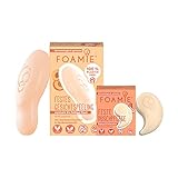 Foamie Feste Gesichtsreinigung mit Jojobawachsperlen & Aprikosenkernöl Peeling-Effekt 60g plus GRATIS Probierprobe Foamie Feste Duschpflege mit Hafermilch & Papaya 20g