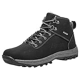 JDGY Wanderstiefel Herren Schneestiefel Flache Winterstiefel Plus Samt Snow Boots Winter Warme Gefüttert Thermostiefel Rutschfest Stiefeletten Sportschuhe Outdoor W