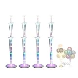 Anyingkai 4PCS Halter Balloon,Luftballons Ständer Balloon Stand Kit,Ballon Stick Halter,Balloon Stand Kit,Luftballons Ständer Halter,Ballonzubehör Umweltschutzmaterial Wiederverwendb