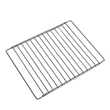 UPP Ofengitter ausziehbar 36-60 cm I Gitterrost passt in jeden Backofen: Bosch,Miele,Neff,Amica I Backofenrost aus Stahl mit PTFE Antihaftbeschichtung I Sicher fixiert durch Stellschrauben I schw