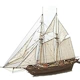 HEDHLE 1: 100. DIY. Holzversammlung Segelschiff Modell 3D Designer Klassische Segelboot Laser Schneideprozess Puzzle Spielzeug Geschenke for Erw