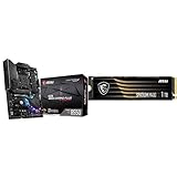 MSI MPG B550 Gaming Plus Mainboard ATX AMD AM4 Ryzen 5000 + MSI SPATIUM M480 PCIe 4.0 NVMe M.2 1TB SSD