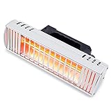 DATOUBOSS 1000W Lacktrockner Hand-Infrarottrockner Kurzwellen-Infrarotlampe Backfläche 300 * 150 mm Geeignet für Autolack, Metallfarbe Erhitzen und Trocknen Entnebeln und Entfeuchten usw 230V 50/60HZ
