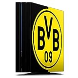 DeinDesign Skin kompatibel mit Sony Playstation 4 PS4 Pro Folie Sticker BVB Borussia Dortmund Wapp