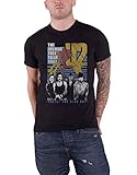 U2 T Shirt Bullet The Blau Sky Band Logo Nue offiziell Herren Schw
