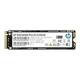 HP EX900 Plus 256 GB NVMe SSD – Gen 3.0 X 4 PCIe 8 Gb/s 3D NAND M.2 Cache Internes Solid State Drive bis zu 2000 MB/s – 35M32AA#AB