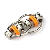 Lankater Flippy Kette Fidget Toy Hand Spinner Toy Fidget Keyring Kette Schnalle Baut Stress Reducer, Für, U