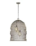 Fischer & Honsel Pendelleuchte Ano 3x E27 max. 40,0 Watt, altmessingfarben, 60302, 52 x 52 x 160 cm (LxBxH)