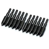 ACCMOS 20 pcs Edelstahl Pfeilspitze 100 Grain Bogenschießen Pfeile Broadhead, Traditionell Pfeil und Bogen Pfeilspitze, DIY Pfeilzubehör (20 pcs 100grain)