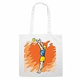 Reifen-Markt Tasche Umhängetasche Motiv Nr. 4728 Handball Fussball Volleyball Basketball Sport Einkaufstasche Schulbeutel Turnb