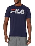 FILA Herren Men's Classic Logo Tee T-Shirt, Peacoat, M