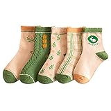 5 Paar Kindersocken Jungen Thermosocken Knöchelsocken Mädchen Baumwollsocken Sneakersocken Babysocken anti-rutsch Kuschelsocken Warm Wintersocken Stricksock