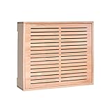 Kabelaufbewahrungsbox Router- Aufbewahrungsbox Einfache Kabelmanagement- Box Multifunktionale hölzerne Wandmontierte Aufbewahrungsbox für Machtstreifen/ Ladegeräte/ Adapter/ Router Kabelmanag
