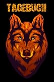 Wolf Tagebuch: Wolf Tagebuch mit Wolfs Motiv - Notizbuch • Journal • Tagebuch: Schönes Geschenk für Wolf Liebhaber I 120 gepuktete Seiten um, Ideen ... Geschenk für Wolf Mädchen oder Wolf Anhäng