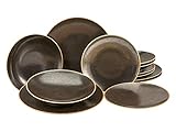 Creatable, 22409, Serie RUSTY, Geschirrset, Tafelservice 12 teilig,