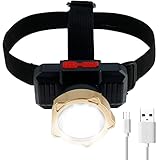 Jetcloud Stirnlampe LED USB Wiederaufladbar Superheller Kopflampe mit 3 Beleuchtungsmodi IPX6 Wasserdicht Kopflampe für Laufen Jogging Wandern Ang
