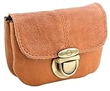 Gusti Gürteltasche Leder - Chapal Bauchtasche Festivaltasche klein Cognac L