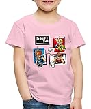 Spreadshirt Die DREI Fragezeichen Kids Detektive und Gadgets Kinder Premium T-Shirt, 134-140, H