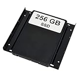 256GB SSD Festplatte mit Einbaurahmen Set (2,5' auf 3,5') Kompatibel für ASRock Z170 Extreme4 Mainboard, inkl. Schrauben und SATA Kab