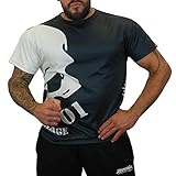 Brachial Premium Herren T-Shirt Hide Regular Schwarz XL - für Freizeit Fitness Bodyb