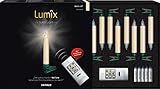 Krinner Lumix Elfenbein LUMIX Superlight, kabellose Power LED Christbaumkerzen 10er Basis-Set (In-& Outdoor IP44), ABS Kunststoff, 1.7 x 1.7 x 12.5 cm, 74422