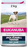 Eukanuba Breed Specific Jack Russell Terrier Trockenfutter - optimal auf die Rasse abgestimmtes Premium Hundefutter mit Huhn, 2 kg