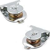 50.8M Umlenkrollen mit Kugellager Riemenscheibe Einzelsatz Flaschenzug Einzelhaken in Verzinkt,Hebekran-Schwenkhaken Einfach-Flaschenzug-Hängedraht-Schlepprad, für Seile Stahlseil, Tragkraft 190kg