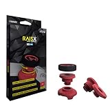 GAIMX RAISX CORE PS5 PS4 Stick Control Aim-Hilfe / Zielhilfe - Aim-optimierer - Playstation 4 & 5 Zubehör- Thumbstick-Verlängerung in DREI verschiedenen Höhen (Rot)