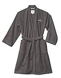 TOM TAILOR 0100300 Bademantel Kimono Größe: L dark grey