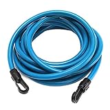 BOENXUA Schwimmtraining Elastischen Seil Set, Seil Bungee Exerciser Leine Schwimmgurt Sicherheit Pool Schwimmtrainer Safety Pool,B