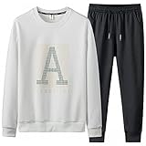 Jogginganzug Herren Trainingsanzug Sportanzug Fitness Streetwear Jogginghose Hoodie-Sporthose Jogger Fashion Herbst Und Winter Street Casual Herren Patchwork Basic Anzug