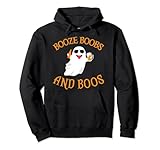 Booze Boobs an Boos lustiges Geister-Design für Halloween Pullover H