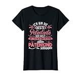 Damen Patentante Pate Tante Patenkind Neffe Taufe Schwester Nichte T-S