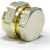 Falk-Schrauben | 16 x 2 | Schraubfitting-Stopfen | DVGW Zulassung | Pipetec | Fittings | (1 Stück) | Alu Verbundrohr | Schraubfitting
