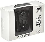 CatEye Velo Wireless-CC-VT230W Fahrradcomputer, Schw