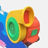 Tiyazxw 1100W Centrifugal Elektrischer Pumpenventilator, tragbares aufblasbares Gebläse, kommerzielle Luftgebläse für Bounce House/Bouncy Castle/Projektorb