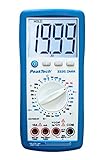 PeakTech 3335 – Digital Multimeter mit extra großem LCD-Display, Handmultimeter, Data-Hold, Messung, Spannungsmesser, Durchgangsprüfer, Messgerät, Strom, Manuelle Bereichswahl, CAT III - 600V