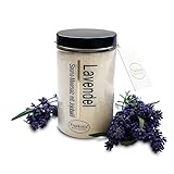 Sauna Salz Peeling – Lavendel 400g - Meersalz m. Jojobaöl Vitamin E Body Scrub – Dusch- und Körperpeeling für alle Hauttypen – vegan – ohne Parab