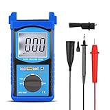 Isolationsmesser Isolationsmessgerät Isolationswiderstand Digitales Auto Range MegOhmmeter 1999 Counts AC Voltmeter, Prüfspannung, Isolationswiderstand 200GΩ mit großem LCD-Display