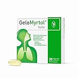 GeloMyrtol forte 20 St., Der pflanzlicher Schleimlöser bei akuten Atemwegsinfekten mit Husten, Schnupfen und Druckkopfschmerz (Symptome der Sinusitis & Bronchitis)