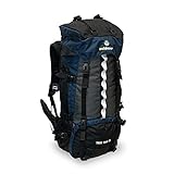 outdoorer Trekkingrucksack Trek Bag 70, 2kg - idealer Backpacker-Rucksack, Reise-Rucksack, Touren-Rucksack schwarz, Rucksack 70